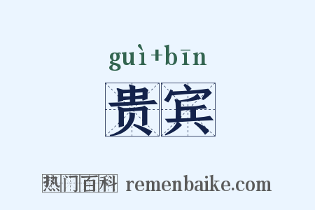 贵宾是什么意思的图片